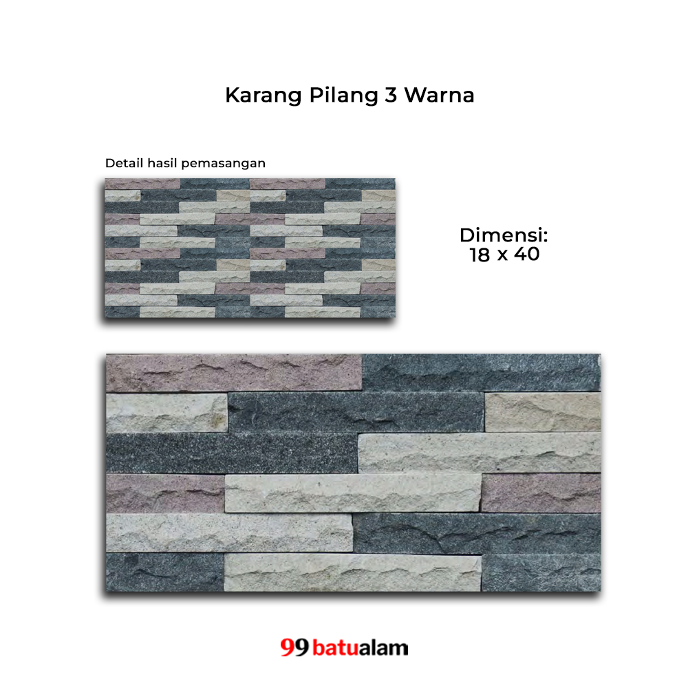 Karang Pilang 3 warna